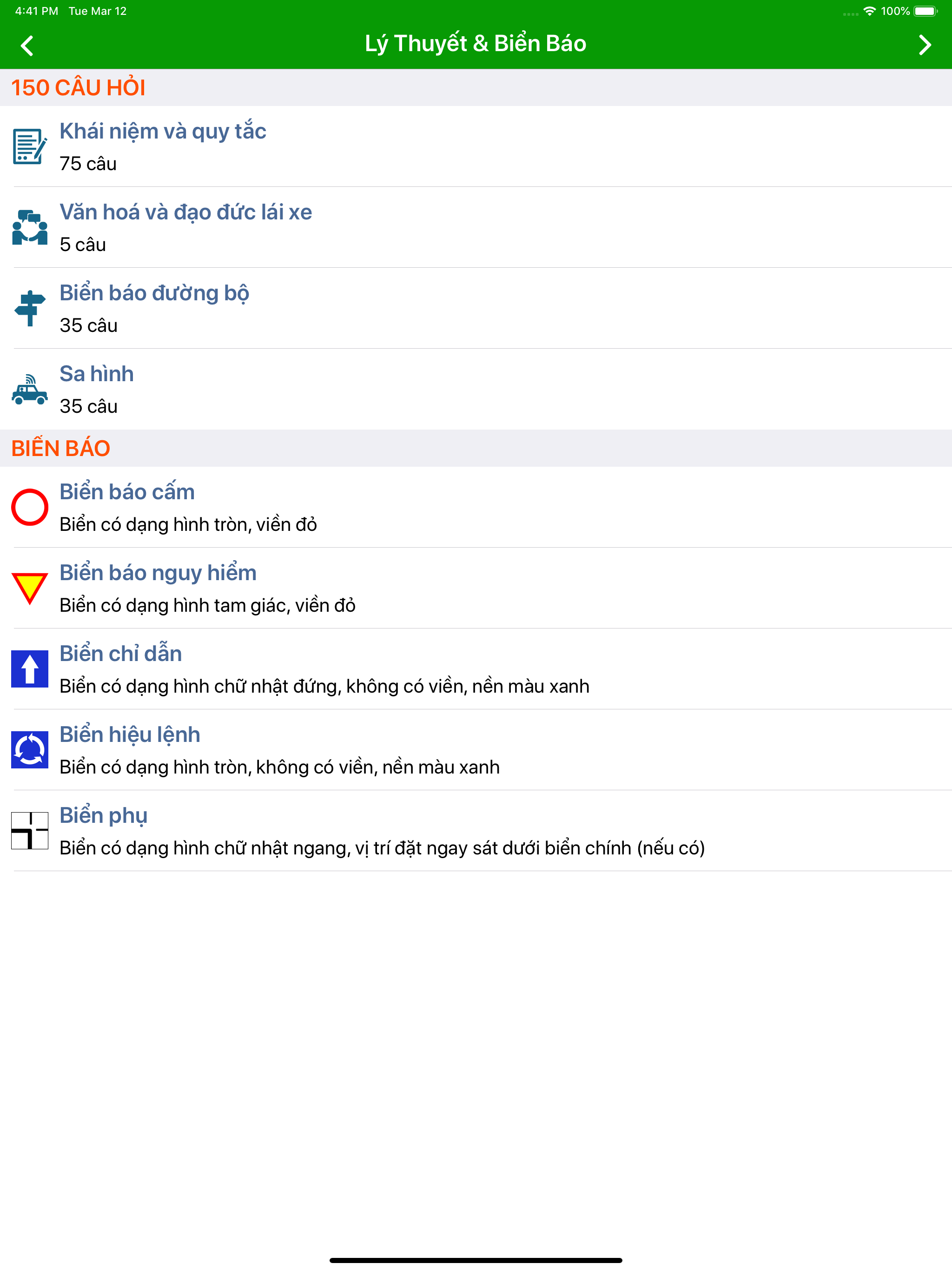 Hướng dẫn ôn thi GPLX hạng A1