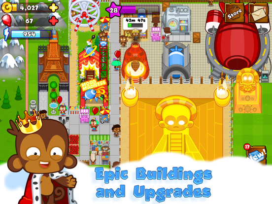 Bloons Monkey City iPad app afbeelding 3