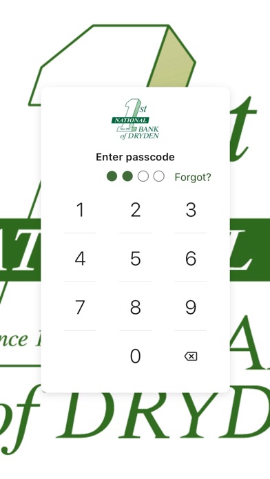 First National Bank of Dryden Screenshot