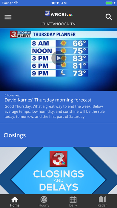 Local 3 Weather Screenshot