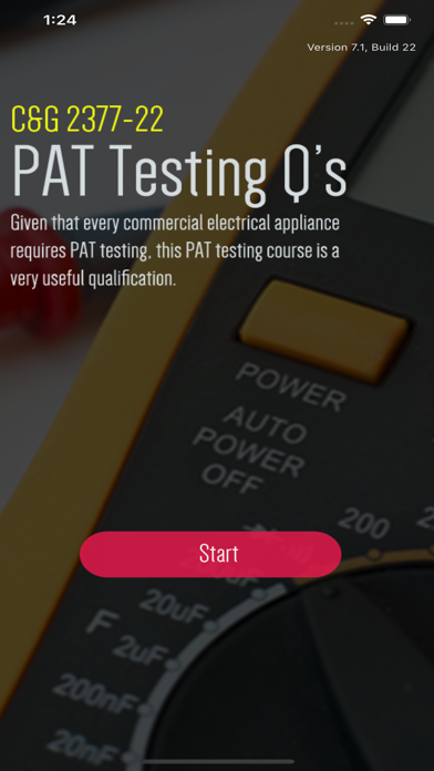 Screenshot #1 pour City&Guilds 2377 PAT Testing