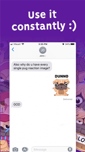 Pugly the Dog Emoji Stickers(圖5)-速報App