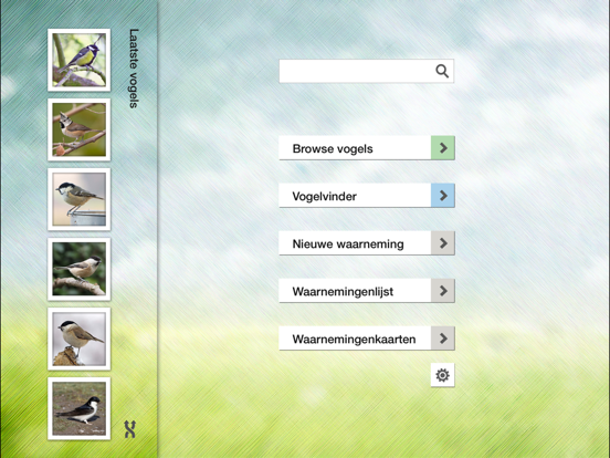 Vogels in Nederland Pro iPad app afbeelding 3