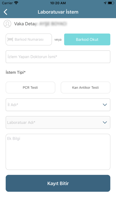 Filyasyon ve İzolasyon Takibi screenshot 3