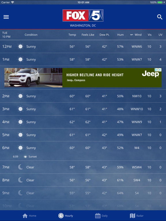 Screenshot #6 pour FOX 5 Washington DC: Weather
