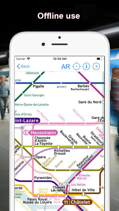 Screenshot #2 pour Metro FR - Paris, Lyon, Lille