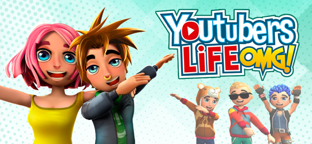 Youtubers Life: captura de pantalla del canal de jocs