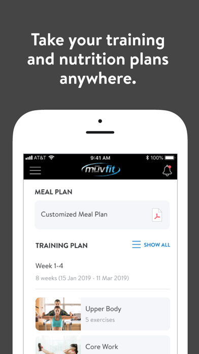 MUVFit Personal Training Screenshot