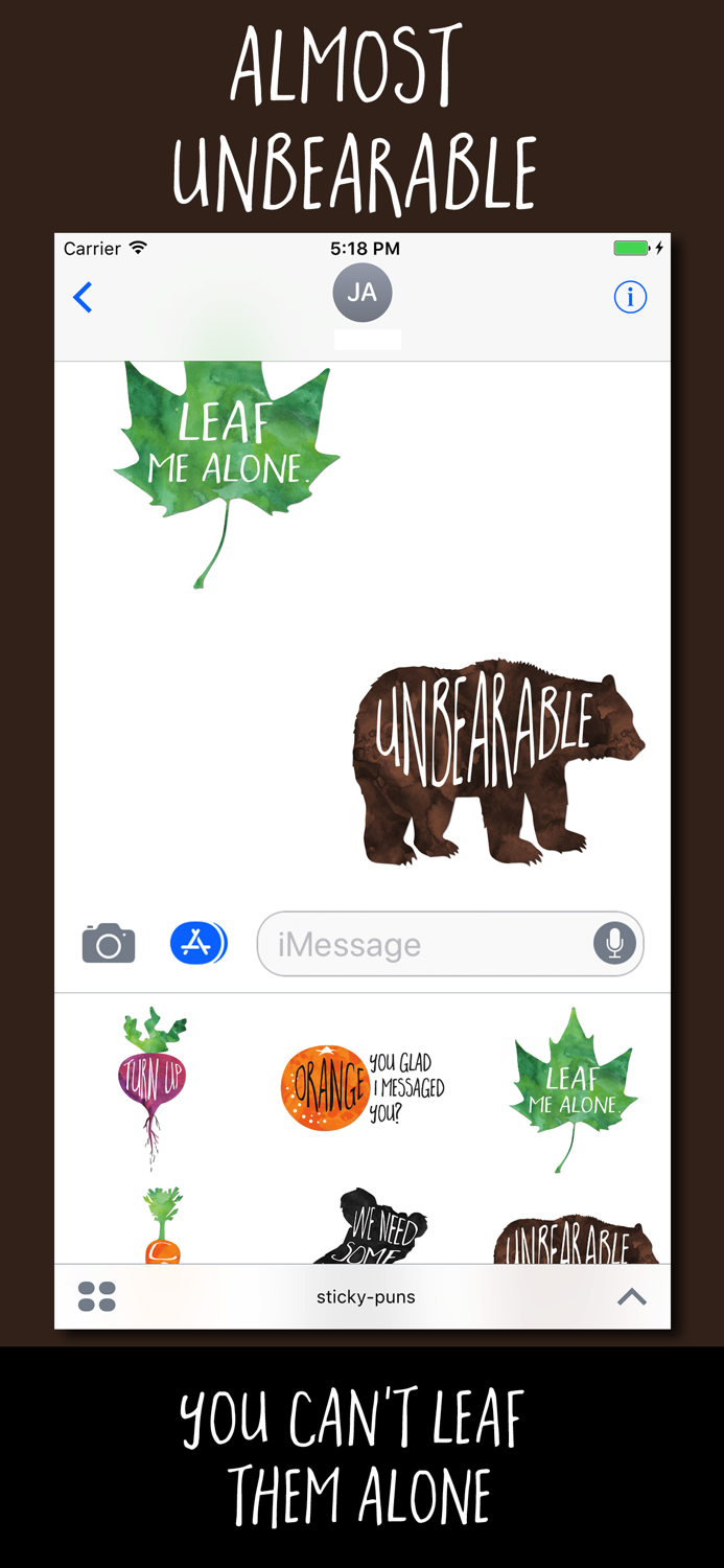 Sticky Puns - Punny stickers