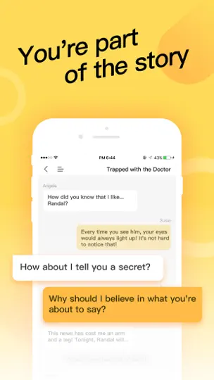 Screenshot von Teller-Chat Stories MoboReader auf dem iPhone 2