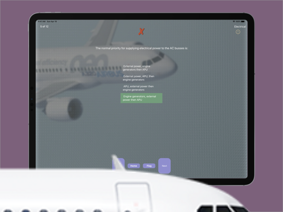 A320 Theory Questions 2026 iPad screenshot 4 - Education app