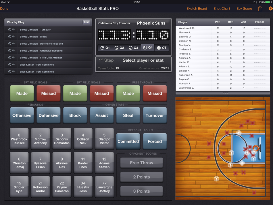 Basketball Stats PRO Lite - 5.0 - (iOS)