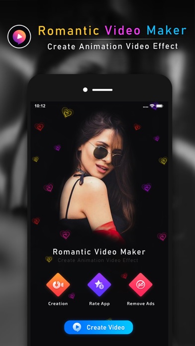 Romantic Video Maker screenshot 2