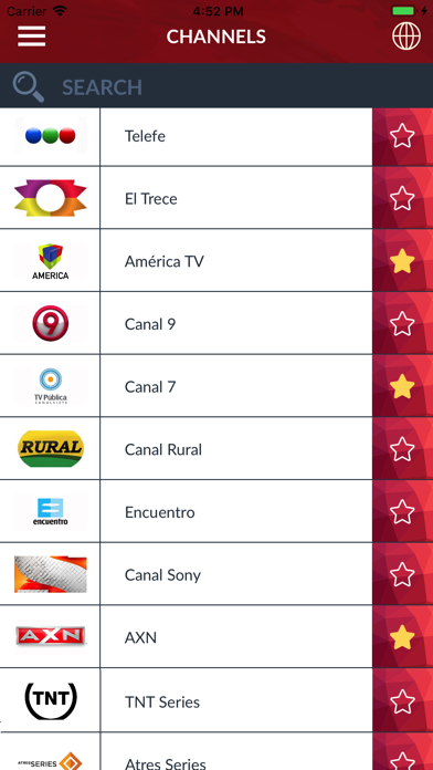 TV Schedules Program Worldwide Screenshot