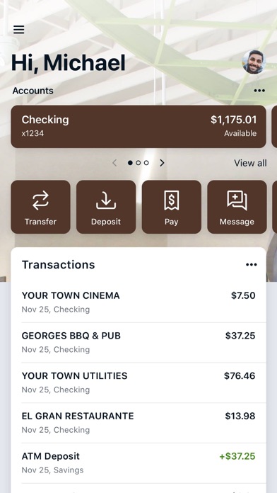 Heritage South CCU Mobile Bank Screenshot