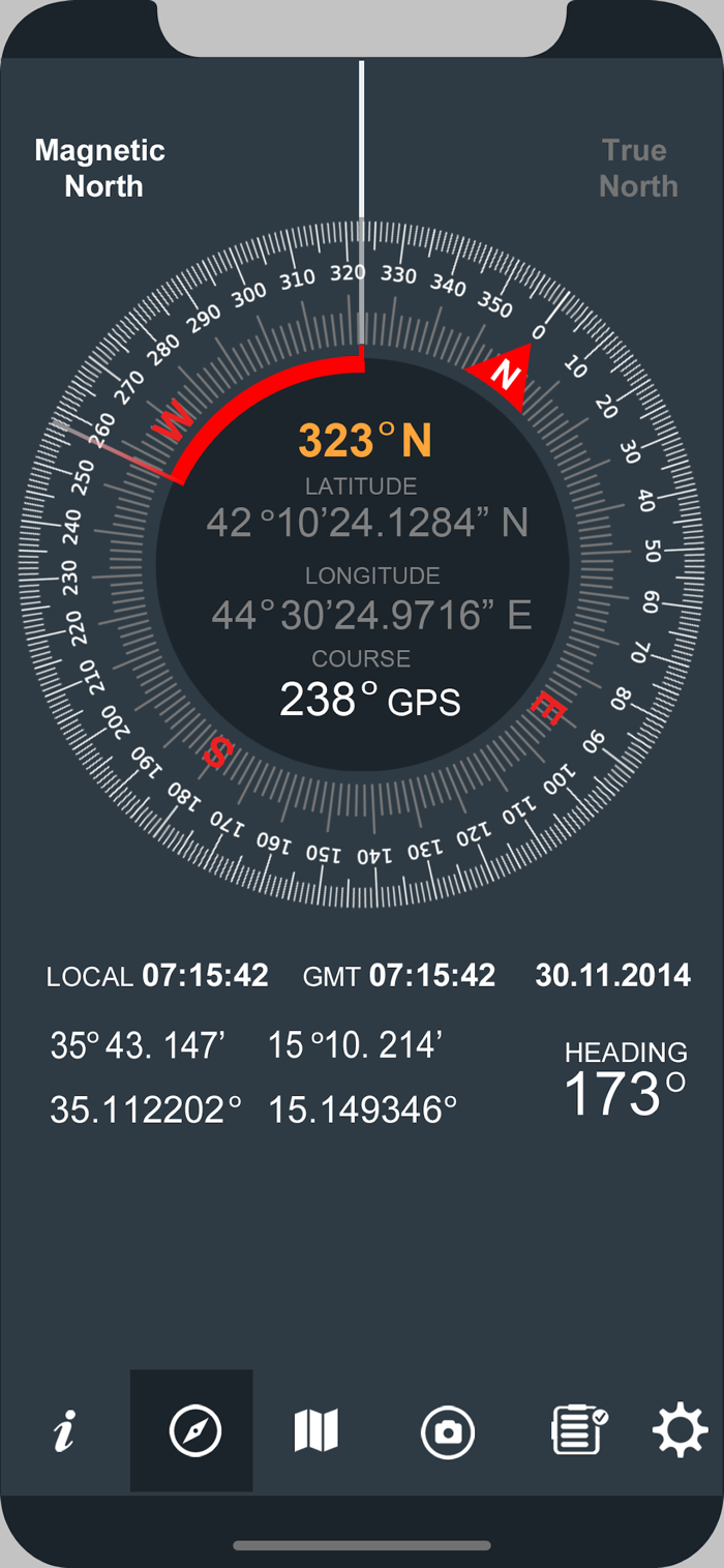 Trip Pages (Compass,Altimeter)