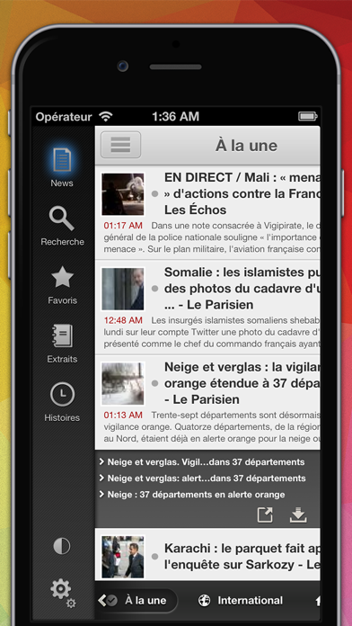 Screenshot #1 pour Newsdaily - France