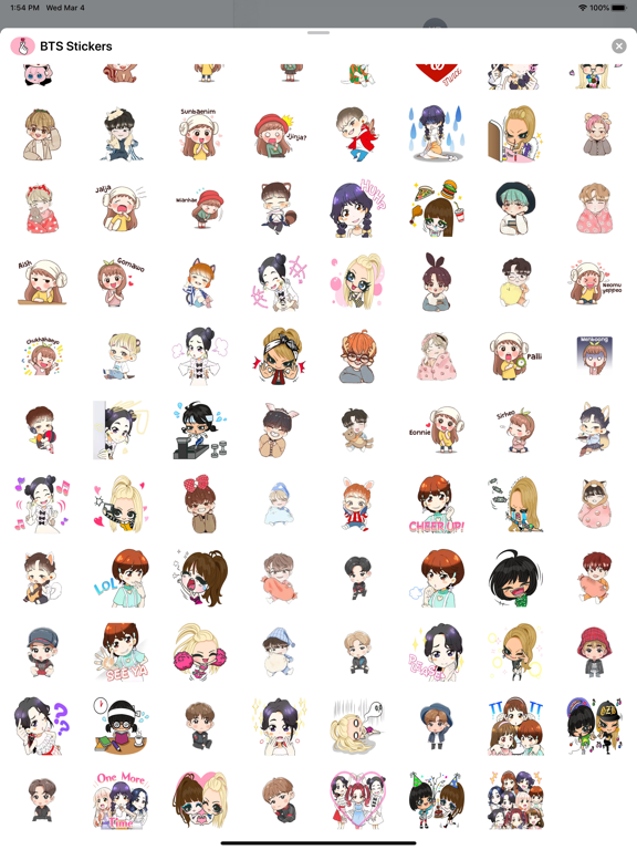 Screenshot #6 pour BTS Stickers