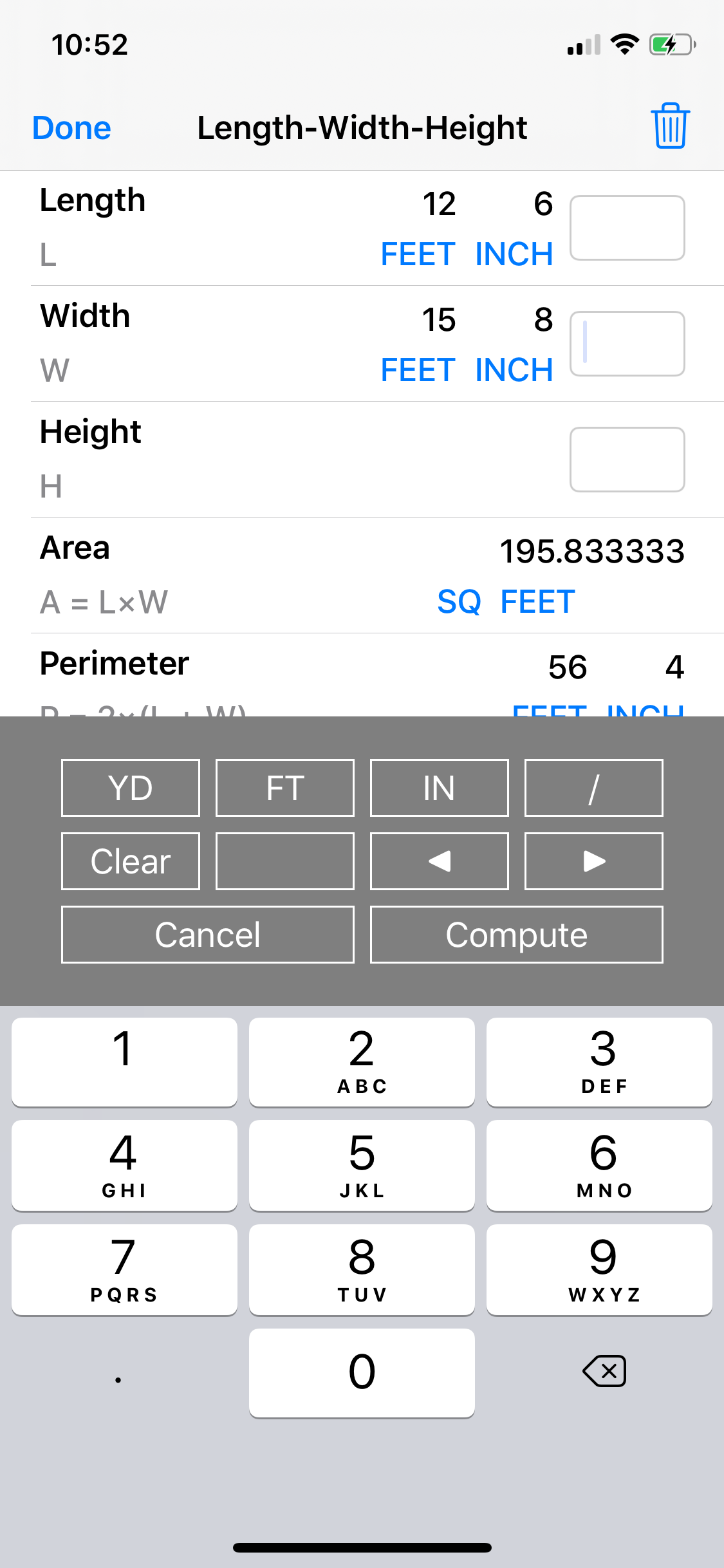 Construction Calculator++ screenshot 7