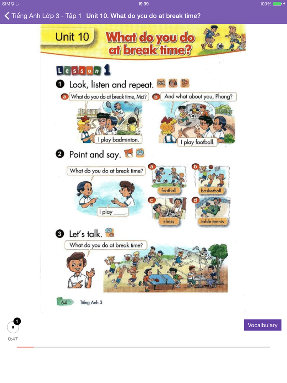 Screenshot #4 pour Tiếng Anh Lớp 3