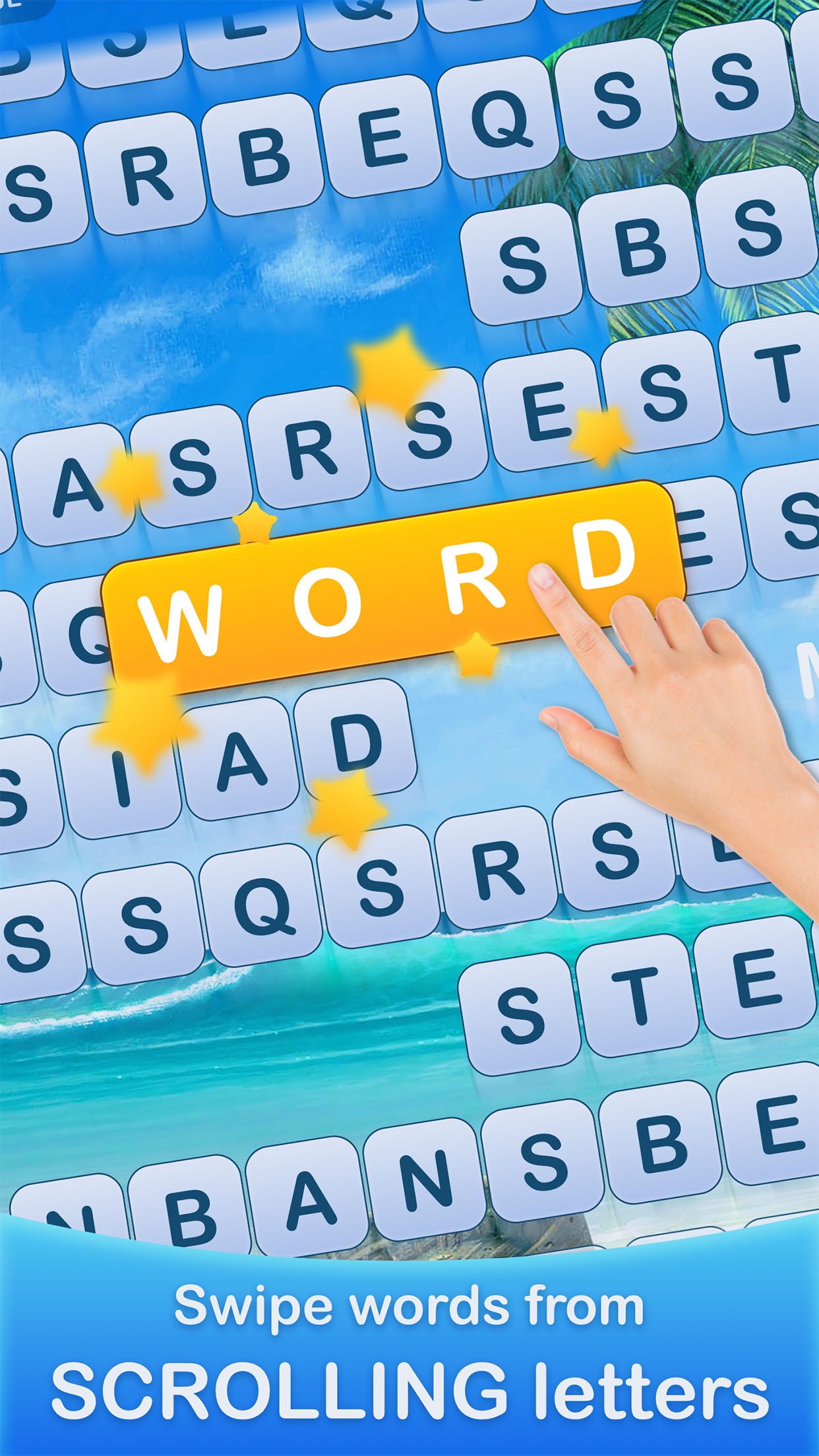 Scrolling Words: Word Games screenshot 1