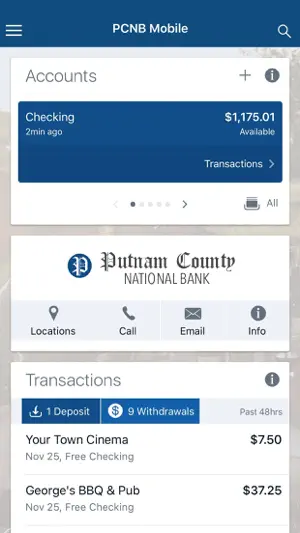 PCNB Mobile screenshot 1