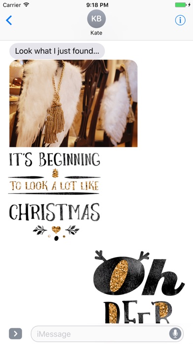 Screenshot #1 pour Merry Christmas Glitter