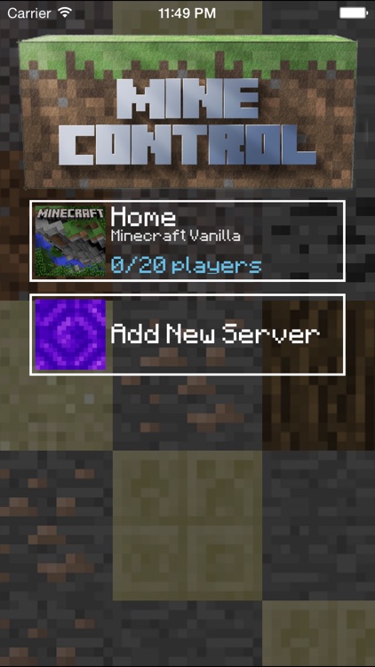 Mine Control for Minecraft