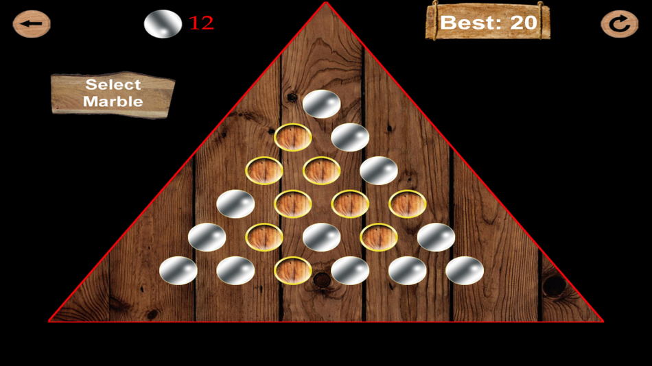 #2. Triangle Peg Deluxe (iOS) Podle: Christophe Baranger