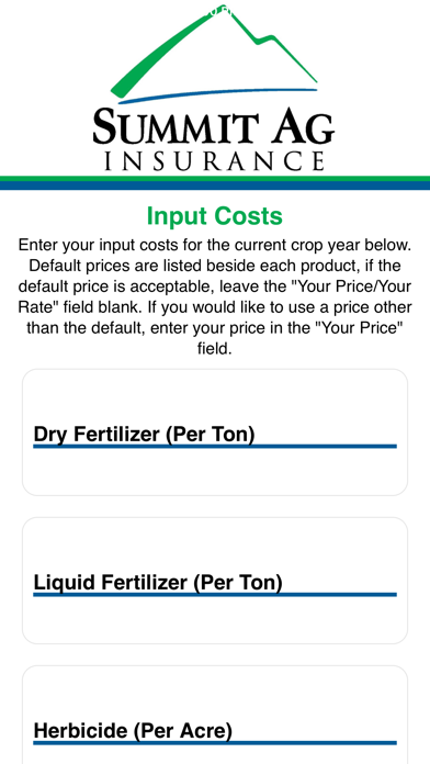 Summit Ag Insurance Screenshot