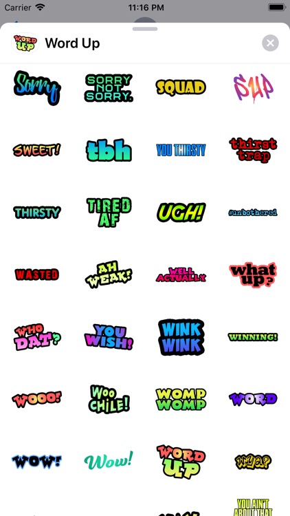 Word Up - Stickers screenshot-7