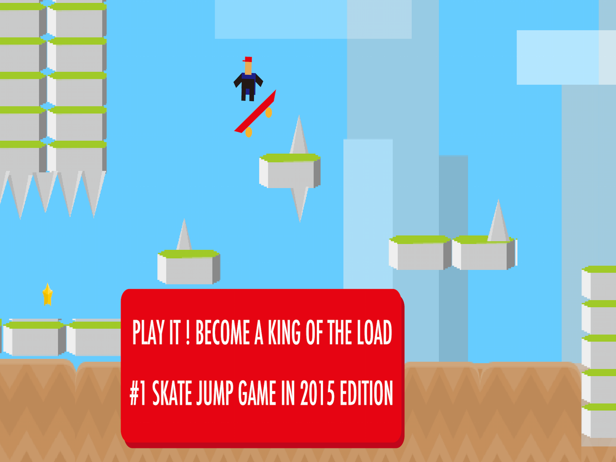 Sk8 Jump Man - kickstart skateboard with happy jump game for boys and girls screenshot 6