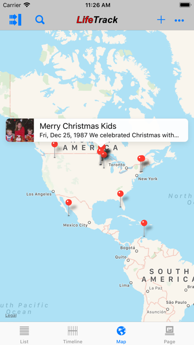 Screenshot 3 of LifeTrack App