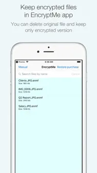 EncryptMe iphone bilder 2