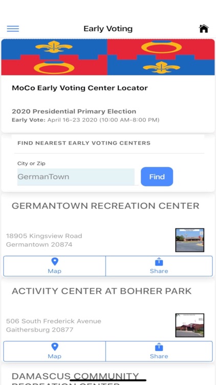 MoCo Voters App