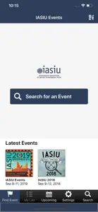 IASIU Events screenshot #1 for iPhone