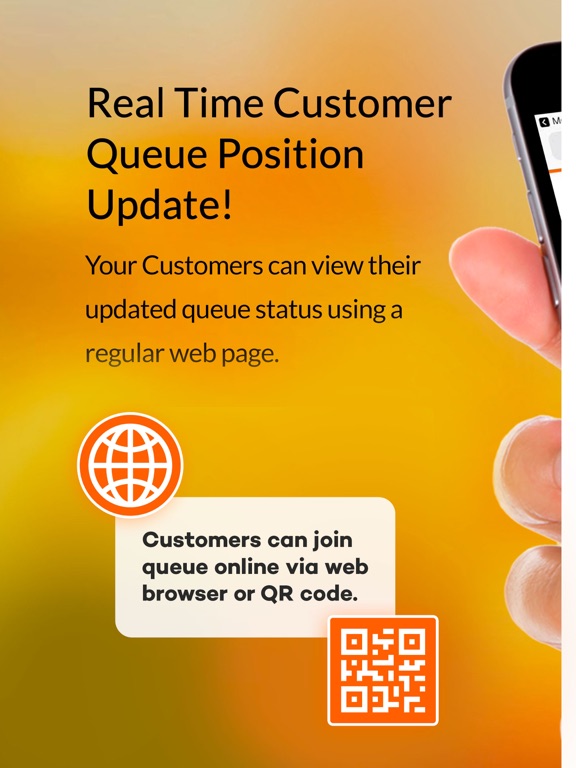 QueuePad for Customer Waitlist iPad screenshot 7 - Business app