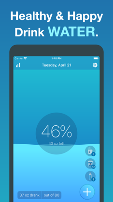 Hydro Coach - Hydration App screenshot 1