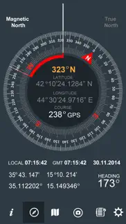 trip pages (compass,altimeter) iphone screenshot 2