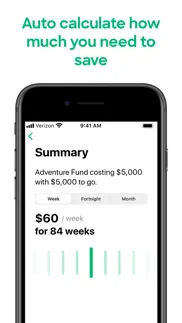loot - savings goal & tracker iphone screenshot 2
