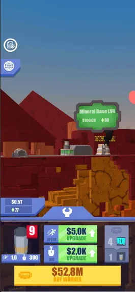 Game screenshot Idle mars digger mod apk