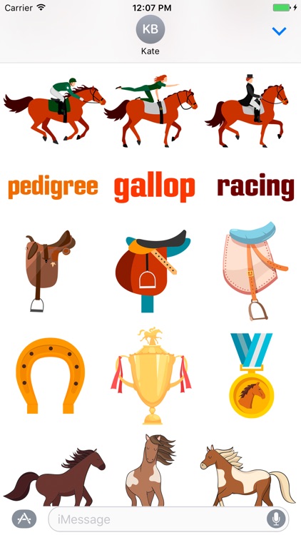 Horsesmoji Equestrian Stickers