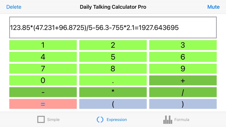 Daily Talking Calculator Pro screenshot-7