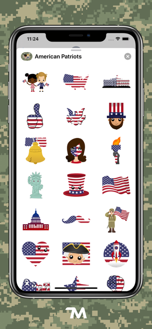 ‎American Patriots Stickers Screenshot