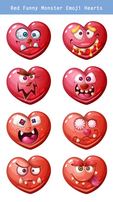 Monster Emoji Hearts screenshot 2