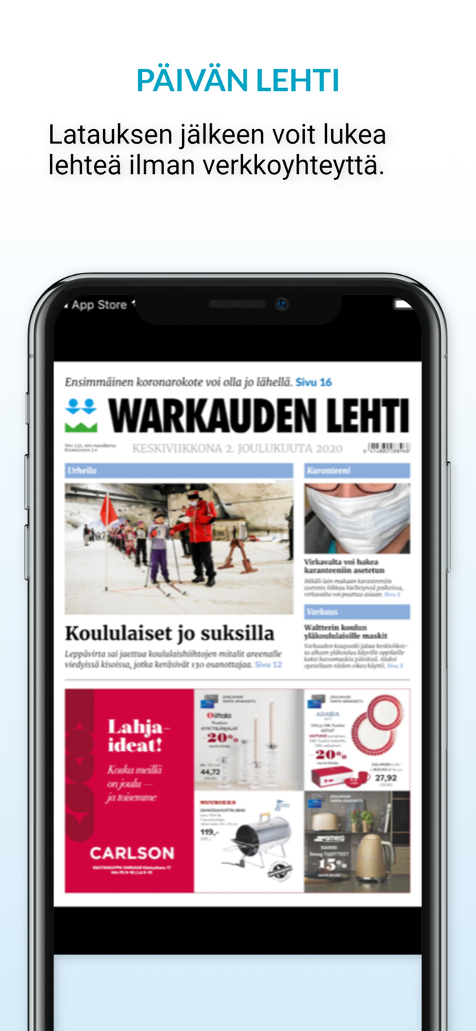 Warkauden Lehti päivän lehti