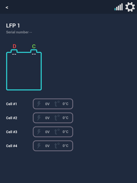 BatteryDisplay iPad screenshot 3 - Utilities app