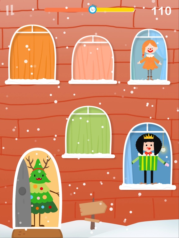 Christmas Paperman Art Game iPad screenshot
