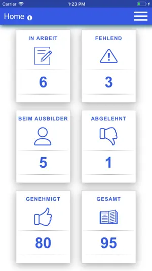 Azubiheft App screenshot 1