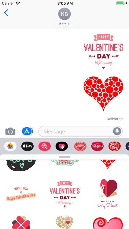 Valentines Day Stickers Pack